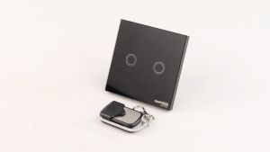 COD TaffLED Saklar Lampu Luxury Touch LED with Remote - XJG-DH001 / saklar lampu pintar sensor sentuh moderen unik matikan dengan remote desain unik estetic elegan terbaru terlaris rekomended tren bahan terbaik kokoh awet tahan lama paling bagus viral