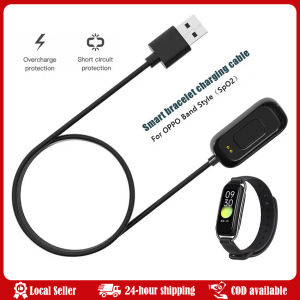 Smart Bracelet USB Charging Cable For OPPO Band Style (SpO2) Sport Watch Magnetic Charger Power Supply Adapter Accessory Dock Charger Adapter Smartwatch USB Charging Cable Power Charge Wire For OPPO Watch X / OnePlus Watch 2 Sport Smart Accessories