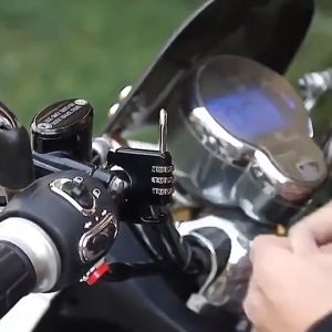 Khóa số gắn tay lái xe máy xe điện dùng chống trộm mũ bảo hiểm loại 3 mã số có thể thay đổi được