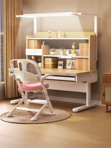 ZHIXUEKU | Adjustable Learning Desk with Eye Protection Lamp