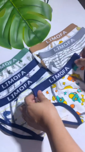 Kids 6 in 1 Underwear Cartoon Print Design Briefs Super Comfortable 100% Cotton Underwear for Boys 2-11 Years Old