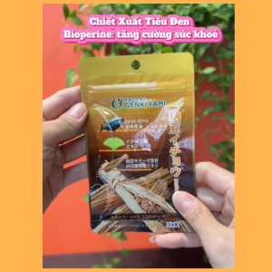 Viên Uống Phòng Ngừa Đột Quỵ Bổ Não Giúp Ngủ Ngon Natto Ichou Genki Fami Nhật Bản Nattokinase 3 Viên 3000FU Túi 30 Viên