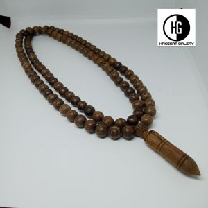 kalung tasbih kayu kelor jawa h421