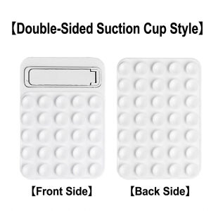 Silicone Suction Cup Phone Stand Anti-Slip Non-slip Adhesive Phone Holder Foldable Sucker Bracket Mount For Selfies And Videos