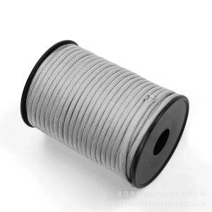 Diameter 4mm length 30m roll up nine core umbrella rope in multiple colors suitable for tent reinforcement wind rope fixatio