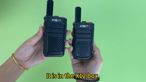 KSUN 2PCS Walkie Talkie X12 5W Power Two Way Radio 16CH 3000mAh TYPE-C