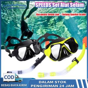 Alat Selam snorkel snorkling alat selam diving original pvc karet mask snorkle set,/Alat Selam/Kacamata renang Snorkeling/Alat Selam Snorkel /Alat Selam Kacamata Kacamata Selam Laut + Selang Snorkel Scuba /Diving Snorkeling Tempered Glass Anti Kabut