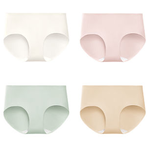 B&C.Room | กางเกงชั้นในทรงสามเหลี่ยมสำหรับผู้หญิง ผ้าโมดอล ระบายอากาศได้ดี ไม่มีรอยตะเข็บ ไซส์ใหญ่ กางเกงชั้นในไร้ตะเข็บแบบสวมสบาย