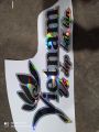 TEM CHỮ DECAL việt nam vẻ đẹp tiềm ẩn, hạc dán trang trí xe ô tô. 