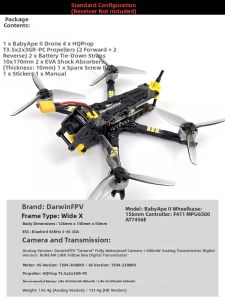 DAERWEN | 3.5inch FPV RC Drone Entry Model