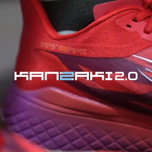 Promo!! 910 Nineten Kanzaki 1.0 Sepatu Lari - Triple-Black/Biru/Ungu Nineten 910 Sepatu Running Daily