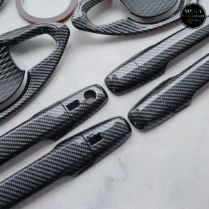 Paket Handle Outer Tank Cover Plus Cover Spion Mobil Veloz 2022 - 2024 Carbon All Variant