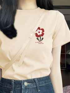 Cotton Summer Loose Short Sleeve T-shirt