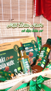 Mật Dừa Nước Cô Đặc Hữu Cơ VIETNIPA - Hộp 10 gói