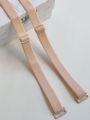 55cm Extended Elastic Bra Strap Anti-Slip Invisible Cross over Neck Strap Grey White Black Underwear Straps One-Piece Nylon Fabric. 