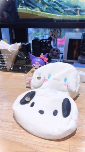 𐙚 Video thật Hộp bút ngăn to túi đựng makeup dung tích lớn kitty cat cinnamon cute hello hoạt hình