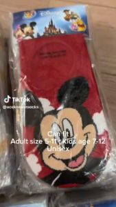 Korean Socks - Mickey Minnie - Footsocks with non-slip silicone pad - Iconic socks