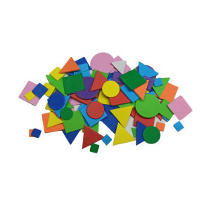 EVA Foam Geometric Shape Stickers DIY Handmade Creative Sponge Stickers Educational Toys for Children Ages 2-12