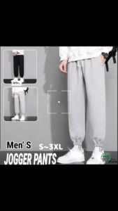 Seluar Panjang Jogger Lelaki Men Jogger Long Pants Drawstring Elastic Pants Running Long Sport Pants with Pocket Seluar Panjang Lelaki