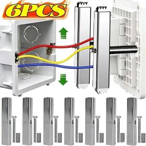Stainless Steel Type 86 Multi-Function Bottom Box Dark Repairer Universal Junction Box Repairer Switch Socket Support Rod Fixing