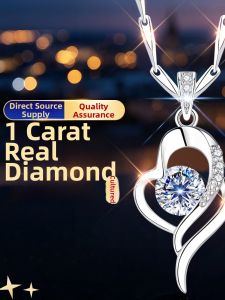 East Beauty | One Carat Lab Grown Diamond Necklace for Women 1ct