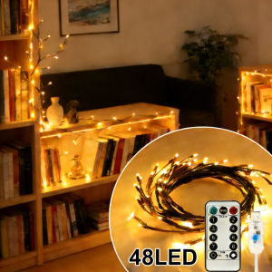 Flexible Willow Branch LED Lights Bendable Tree Branch Lamp DIY Twig Light for Bedroom Living Room Home Party Wedding Decoration
