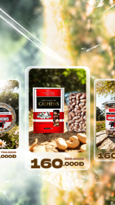 (W180CỒ) Hạt Điều Rang Muối Size Cồ Hạt to 380 hạt/kg còn vỏ lụa giá 125k Hộp 500gr