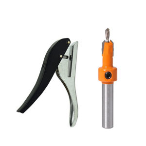 8mm Round Screw Covers Hole Punch with Countersink Drill For Screw Cap Cover Woodworking Tools