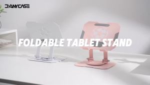 Portable Aluminum Alloy Phone Tablet Holder For iPad MiPad Samsung Tab MatePad Stand Mount Adjustable Flexible Mobile Stand
