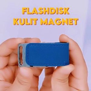 Flashdisk USB 2.0 Kulit Magnet 4gb 8gb 16gb 32gb Real Capacity Custom