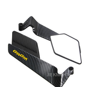Wide-angle Motorcycle Fixed Wind Wing Rearview Mirror For Honda GROM Tank Pad GROM MSX 125 msx125 Grom 125