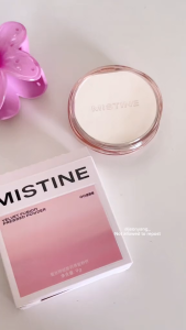 MISTINE Compact Powder Face Pressed Powder Oil Control Concealer Waterproof Sweatproof Loose Powder 9g