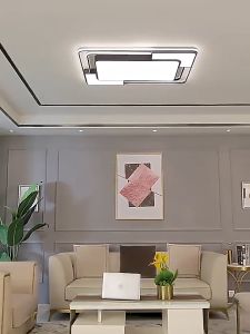 LED Ceiling Light 3 color with remote Living room bedroom light modern ceiling lamp home lighting With switch 80W