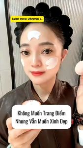 Kem Face Vitamin C dưỡng trắng da nâng tone chống nắng 50g