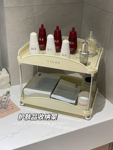 ชั้นวางของในห้องน้ำแบบพับได้ ชั้นวางของสำหรับจัดระเบียบเครื่องสำอาง ชั้นวางของสำหรับโต๊ะทำงานในบ้าน ชั้นวางของแบบมีหลายชั้น