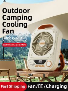 Portable Outdoor Camping USB Charging Electric Fan Ultra-Light Noise Desktop Cooling Air Conditioner for Student Dormitory