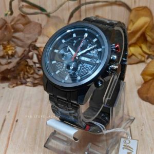 JAM MIRETE 7518 RANTAI STAINLIS STEL FITUR TANGGAL HARI TAHAN JAM TANGAN KASUAL PRIA ANTI KARAT COD JAM TANGAN COWOK ANTI AIR MIRETE ORIGINAL