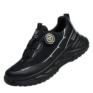 New Steel Toe Safety Shoes Womens Breathable Anti-impact Lightweight Soft Bottom Work Shoes Slip Resistant Fireproof High Temperature Resistant