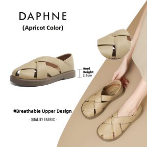 Daphne | Braided Hollow Summer Sandal Flat Shoe