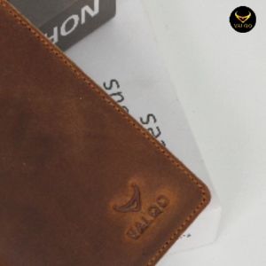[VALQO] LEON CH Dompet Kulit Sapi Crazy Horse Pria Wanita 12 Kartu 2 Foto Dompet Panjang Dompet Kartu