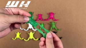 Weihe FISHING | Mồi Câu Mềm WEIHE 2 Chiếc Kiểu Ếch Chân Giật Dành Cho Câu Cá Hoang Dã Cá Đen Câu Ở Vùng Nước Nông Mồi Nổi Trên Mặt Nước Dùng Cho Câu Trên Thuyền Hồ Đập Ao.