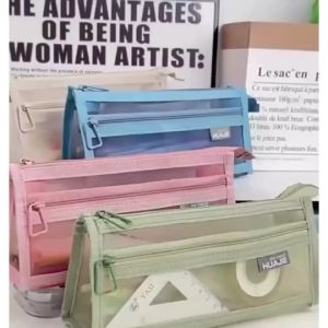 Túi bút vải Capybara dễ thương TRUE COLOR - Túi đựng đồ dùng học tập hộp bút vô tri to rộng thiết kế tiện lợi