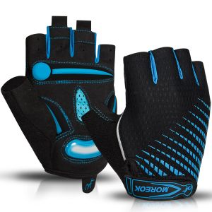 MOREOK Cycling GlovesBreathable Bicycle Gloves5MM Gel Pads Non-Slip Mountain Bike Gloves MTB Road Biking Gloves for Men Women