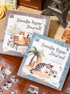 Waterproof Cartoon Cat Stickers for Planner