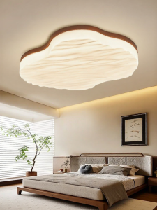 HUIPU ZHAOMING | Retro Walnut Style Full Spectrum Eye Protection Ceiling Light