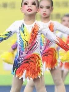 Quần Áo Biểu Diễn Khiêu Vũ Samba Cho Trẻ Em Quần Áo Thể Dục Truyền Hình Quần Áo Thể Thao Tập Luyện Quần Áo Thể Thao Đồng Đội