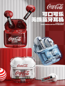 Tai Nghe Bluetooth Không Dây Coca-Cola Thể Thao Chất Lượng Cao Dành Cho Nam Và Nữ Tương Thích Với Apple Huawei Tai Nghe Không Dây Hai Chiều