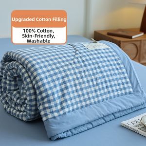 NONGNONGAI | Summer Air Conditioner Quilt Pure Cotton Washable
