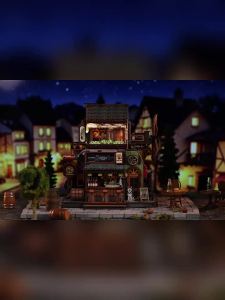 New Diy Doll Miniature House Kit Wooden Casa Dollhouse Furniture Light Home Handmade Assembly Miniature Toys Birthday Gifts