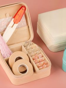 Beginners Guzheng Kit High Aesthetic Nail Tips Storage Board Adhesive Tape Nail Pieces Storage Box for Children